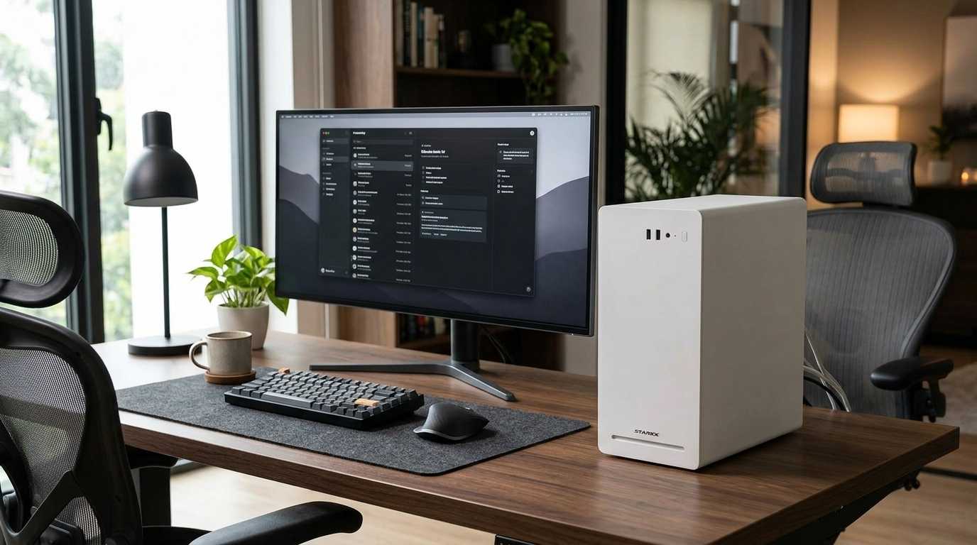Starex Black & White Office Casing